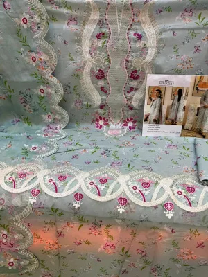 Premium Jacquard 3Pc – Embroidery & Lace Work